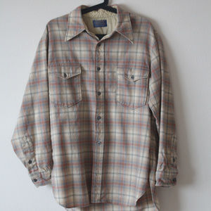Vintage Pendleton 100% Wool Flannel